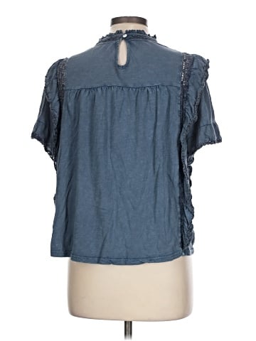 Free People Short Sleeve Blouse (view 2)