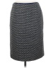Tory Burch Chevron-herringbone Gray Formal Skirt Size 4 - photo 1