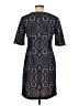 R&K 100% Polyester Paisley Blue Cocktail Dress Size 8 - photo 2