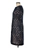 R&K 100% Polyester Paisley Blue Cocktail Dress Size 8 - photo 5