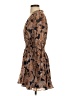 Intermix Paisley Brown Casual Dress Size 4 - photo 5