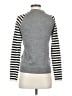 Karen Millen 100% Wool Stripes Gray Wool Pullover Sweater Size Sm (2) - photo 2