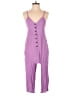 Mustard Seed Solid Purple Jumpsuit Size S - photo 1