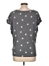 Lucky Brand Stars Gray Short Sleeve Top Size L - photo 2