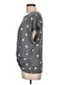 Lucky Brand Stars Gray Short Sleeve Top Size L - photo 5