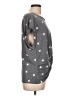Lucky Brand Stars Gray Short Sleeve Top Size L - photo 4