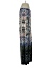 One World Print Blue Casual Pants Size S - photo 4