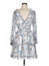 Unbranded Floral Multi Color Blue Cocktail Dress Size M - photo 1