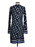 MICHAEL Michael Kors Graphic Blue Casual Dress Size XS - photo 2
