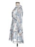 Unbranded Floral Multi Color Blue Cocktail Dress Size M - photo 5