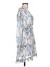 Unbranded Floral Multi Color Blue Cocktail Dress Size M - photo 4