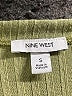 Nine West Solid Green Casual Dress Size S - photo 7