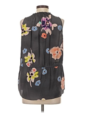 Rebecca Taylor Sleeveless Silk Top (view 2)