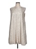 Caramela 100% Polyester Metallic Silver Cocktail Dress Size L - photo 1