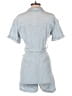 Line & Dot Tweed Blue Romper Size S - photo 2