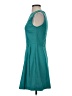 Fun2Fun 100% Polyester Solid Teal Casual Dress Size S - photo 5