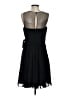 Boutique + 100% Polyester Solid Black Cocktail Dress Size 10 - photo 2