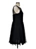 Boutique + 100% Polyester Solid Black Cocktail Dress Size 10 - photo 4