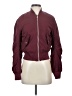 Divided by H&M 100% Polyester Burgundy Jacket Size 2 - photo 1