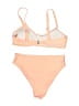 Unbranded Solid Orange Two Piece Swimsuit Size M - photo 2