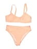 Unbranded Solid Orange Two Piece Swimsuit Size M - photo 1