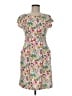 Boden 100% Cotton Tropical White Cocktail Dress Size 6 (petite) - photo 1