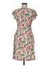 Boden 100% Cotton Tropical White Cocktail Dress Size 6 (petite) - photo 2