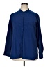 Paraphrase 100% Polyester Solid Blue Long Sleeve Blouse Size XL - photo 1