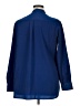 Paraphrase 100% Polyester Solid Blue Long Sleeve Blouse Size XL - photo 2