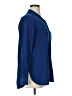Paraphrase 100% Polyester Solid Blue Long Sleeve Blouse Size XL - photo 4