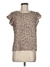 Papermoon Tan Short Sleeve Top Size M - photo 1