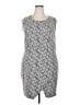 Como Black Tweed Gray Casual Dress Size 2X - photo 1