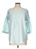 J.Jill Teal 3/4 Sleeve Blouse Size Lg Petite - photo 1