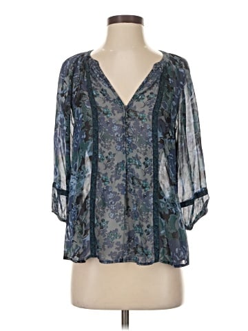 Joie 3/4 Sleeve Silk Top (view 1)