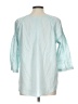 J.Jill Teal 3/4 Sleeve Blouse Size Lg Petite - photo 2