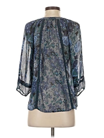 Joie 3/4 Sleeve Silk Top (view 2)