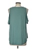 Green Envelope Teal Short Sleeve Top Size L - photo 2