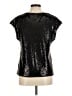 Boden 100% Polyester Black Short Sleeve Blouse Size 6 - photo 2