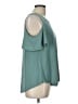 Green Envelope Teal Short Sleeve Top Size L - photo 4