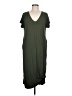 emerald Solid Green Casual Dress Size M - photo 1