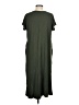 emerald Solid Green Casual Dress Size M - photo 2