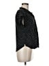 Alexander Jordan 100% Rayon Polka Dots Black Short Sleeve Blouse Size M - photo 4