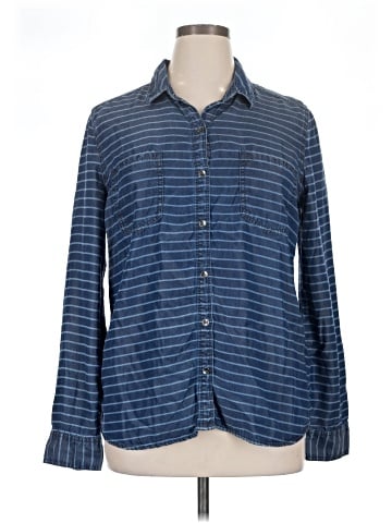 Halogen Long Sleeve Button-Down Shirt (view 1)
