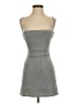 UNIF 100% Polyester Metallic Silver Cocktail Dress Size XS - photo 1