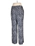 Chico's 100% Polyester Animal Print Blue Casual Pants Size L - photo 2
