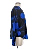 Unbranded 100% Polyester Blue Long Sleeve Blouse Size M - photo 4
