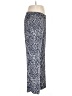 Chico's 100% Polyester Animal Print Blue Casual Pants Size L - photo 4