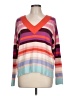 CAbi Stripes Purple Pullover Sweater Size L - photo 1