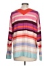 CAbi Stripes Purple Pullover Sweater Size L - photo 2