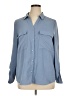 Laundry by Shelli Segal Blue Long Sleeve Button-Down Shirt Size XL - photo 1